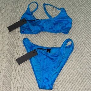 RINA - OCEAN FLORAL Triangl Bikini Set
